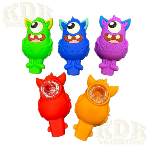 Silicone Rat Tooth Monster Hand Pipe