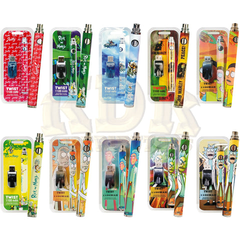 TWIST 1100mAh Batteries - Assorted Designs