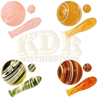 Terp Slurp Marble Set - Baseball Colour Swirl