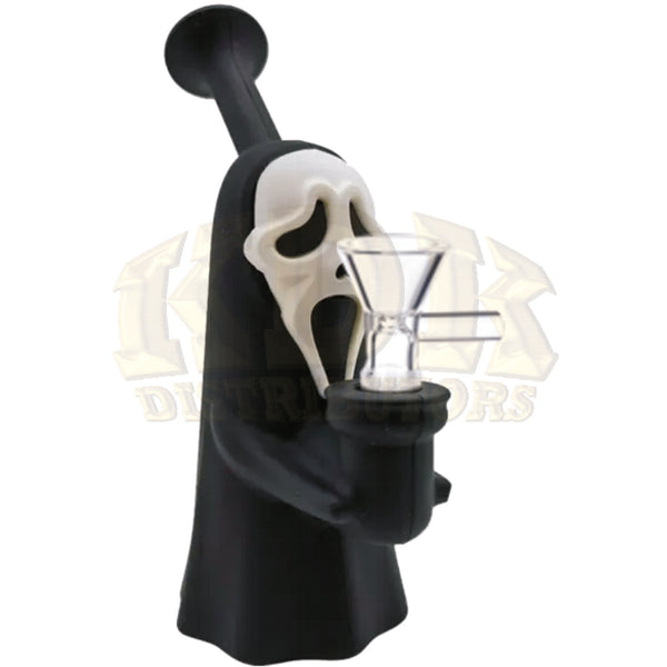 Silicone Water Pipe - Scream 6"