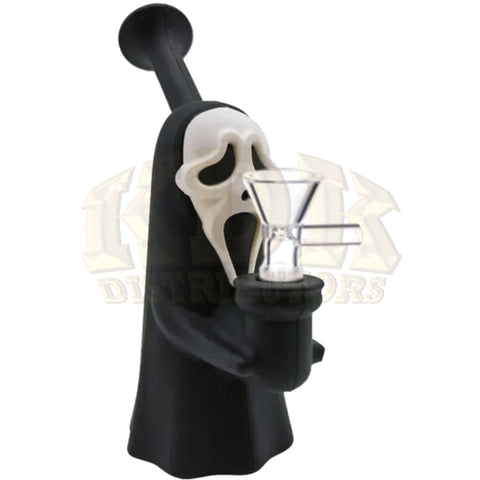 Silicone Water Pipe - Scream 6"