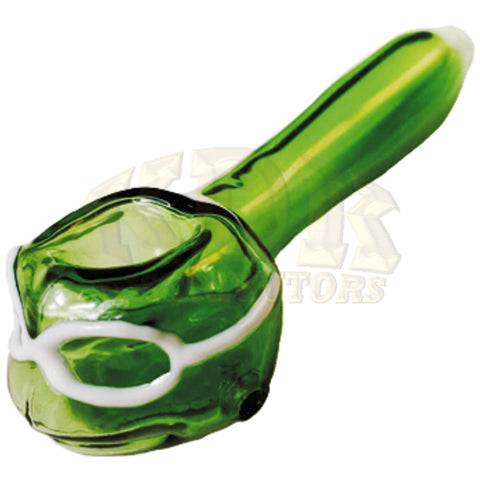 Pipe - 4.25" Glass Hand Pipe Turtle