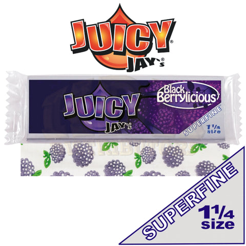 Juicy Jay's Super Fine Black Berrylicious 1 1/4