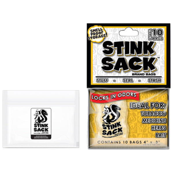 Stink Sack - Clear 4x3 10/Pack