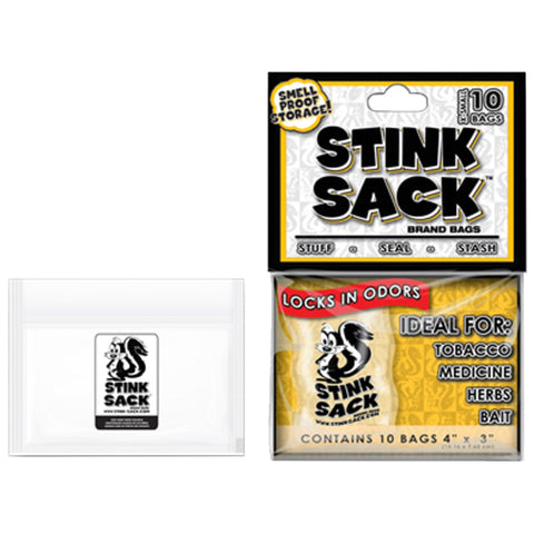 Stink Sack - Clear 4x3 10/Pack