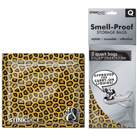 Stink Sack - Leopard 7x7.5 3/Pack