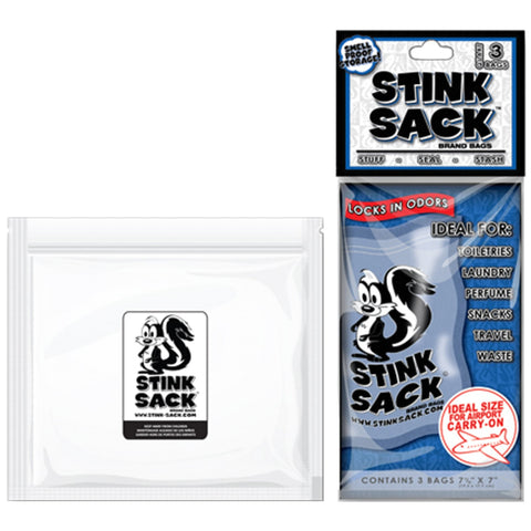 Stink Sack - Clear 7x7.5 3/Pack