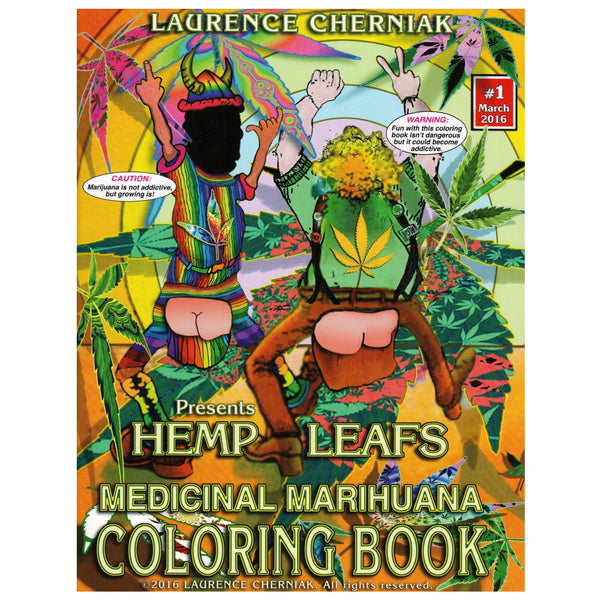 Book - Hemp Leafs Colouring Book