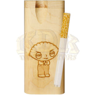 Wood Dugout - Engraved Stewie