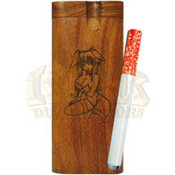 Wood Dugout - Engraved Bon Bon