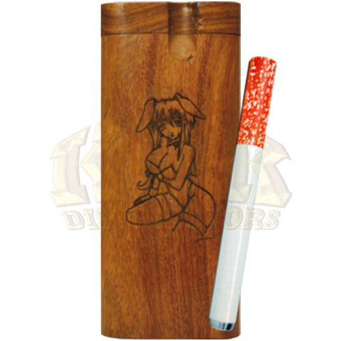 Wood Dugout - Engraved Bon Bon