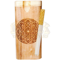 Wood Dugout - Engraved Geo