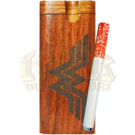 Wood Dugout - Engraved Wonder Woman