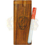 Wood Dugout - Engraved Steal Your face
