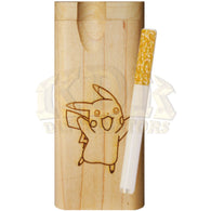 Wood Dugout - Engraved Pika