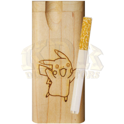 Wood Dugout - Engraved Pika