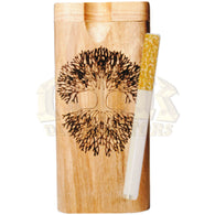 Wood Dugout - Engraved Tree of Life