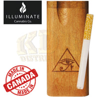 Wood Dugout - Engraved Eye of Horus