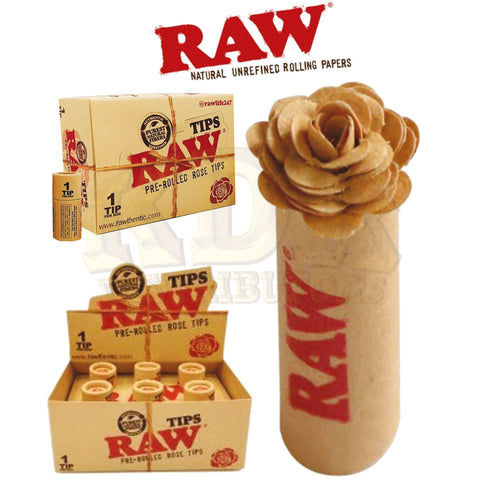 RAW Pre-Rolled Rose Tips