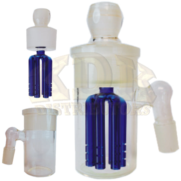 Ashcatcher - 2 Piece 6 Arm Perc 19mm