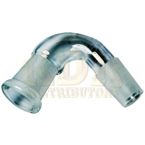 Glass Adapter Curved Male/Female 14/14mm