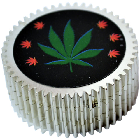 Grinder - Metal Serrated 3 Piece w/Decal
