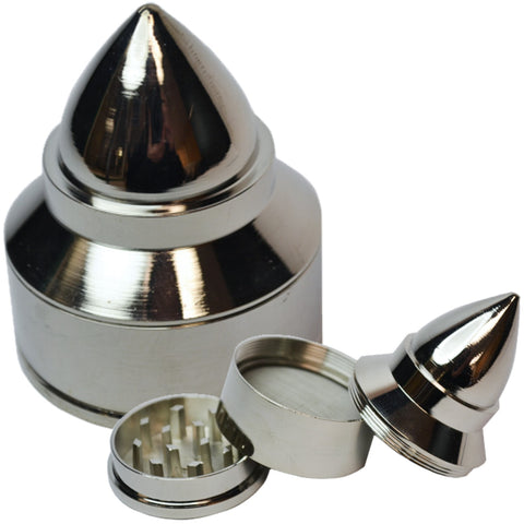 Grinder - Metal Silver Bullet 3 Piece Large