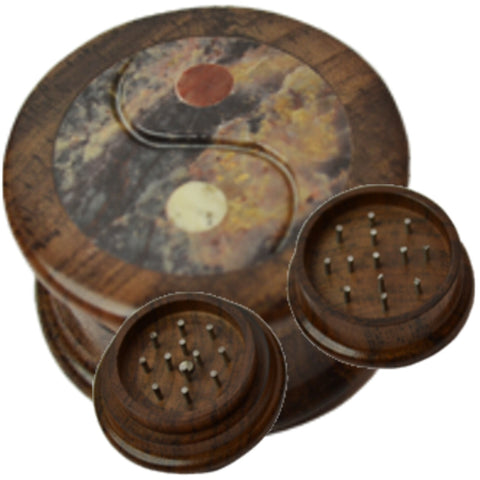Stone Grinder- Yin Yang 50mm 2 Piece