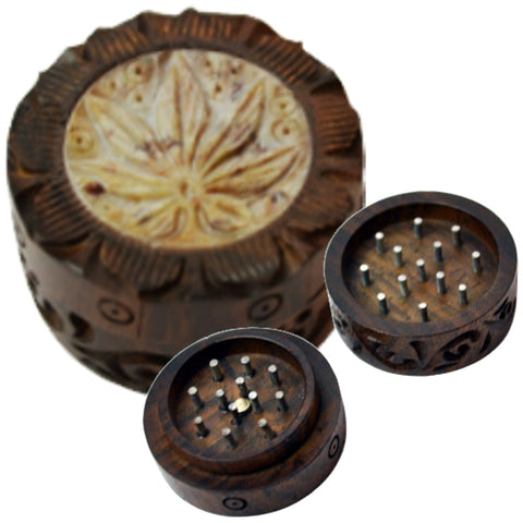 Wood/Stone Grinder - Stone Leaf 30mm 2 Piece