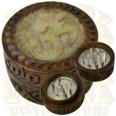 Wood/Stone Grinder - Carved OM 50mm 2 Piece