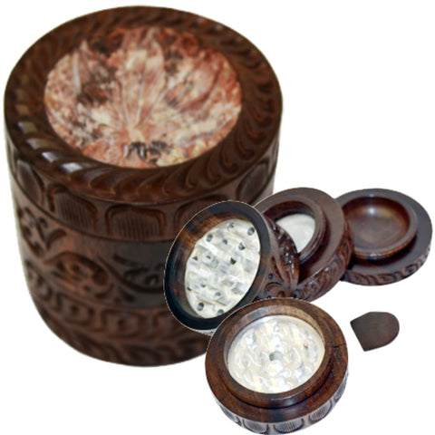 Wood/Stone Grinder - Stone Leaf 50mm 4 Piece