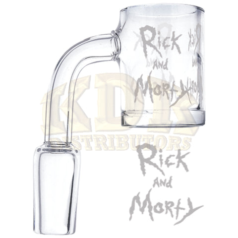 Quartz Banger - Etched R&M Logo Male 14mm