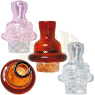 Glass Carb Cap - Cyclone Riptide w/Fluted Top