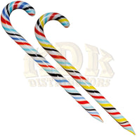 Glass Dabber -  Candy Cane
