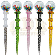 Glass Dabber - Sand Filled Bubble Ball
