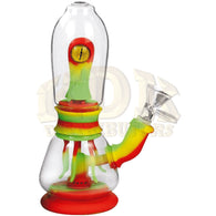 Silicone/Glass Water Pipe - Monster 7 Inches