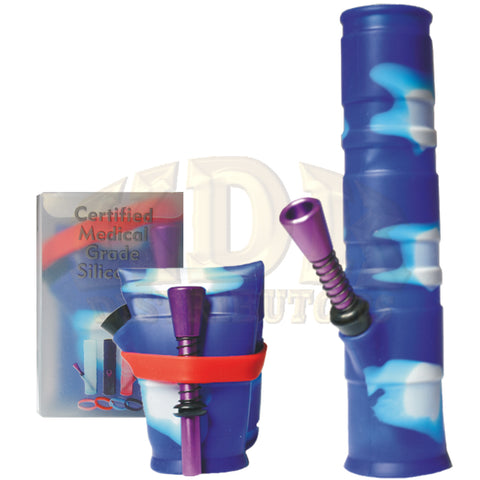 Silicone Water Pipe - Foldable 8"