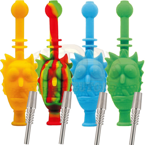 Silicone Nectar Collector Rick - 7"