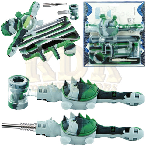 Silicone 2 in 1 Nectar Collector & Pipe Kit with Water Chamber