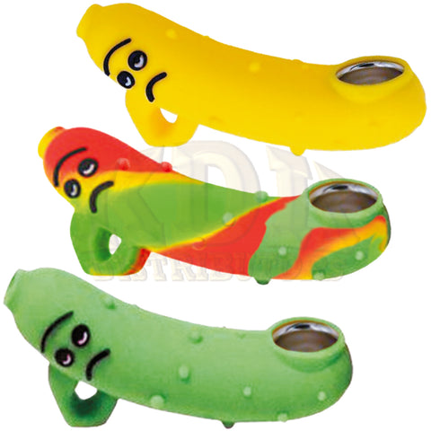 Silicone Pickle Hand Pipe