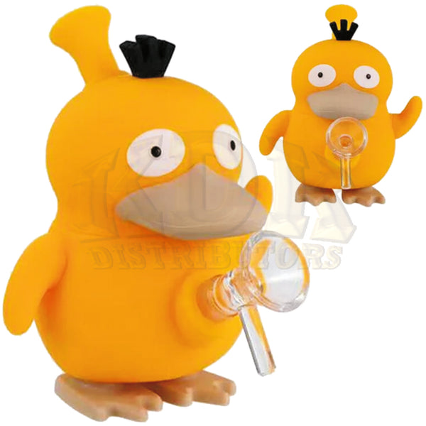 Silicone Water Pipe - Psyduck 5"