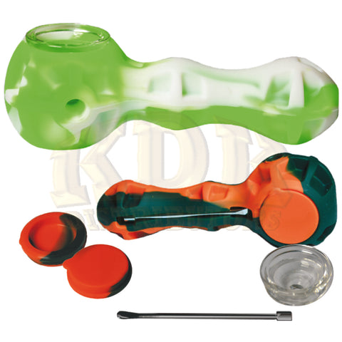 Silicone Hand Pipe - 4 Inches