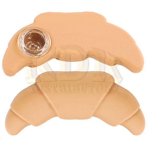 Silicone Croissant Hand Pipe