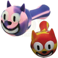 Silicone Hand Pipe Cheshire Cat