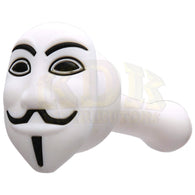 Silicone Hand Pipe Guy Fawkes/Anonymous