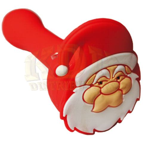Silicone Hand Pipe - Santa