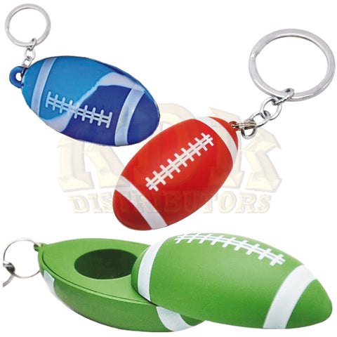 Silicone Handpipe - Football Keychain