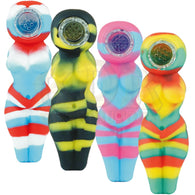 Silicone Hand Pipe - Lady