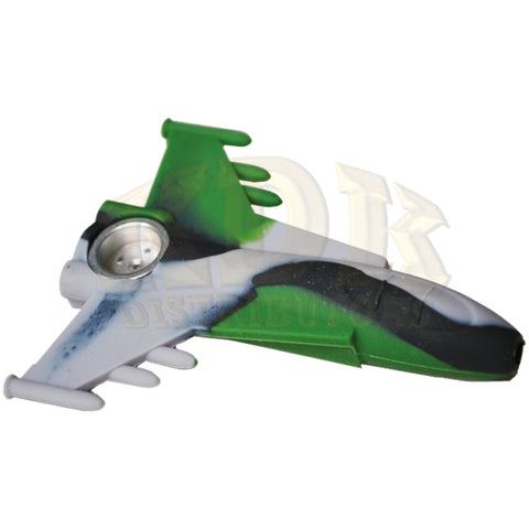 Silicone Jet Plane Hand Pipe
