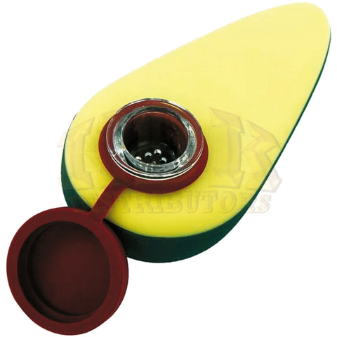 Silicone Avocado Hand Pipe